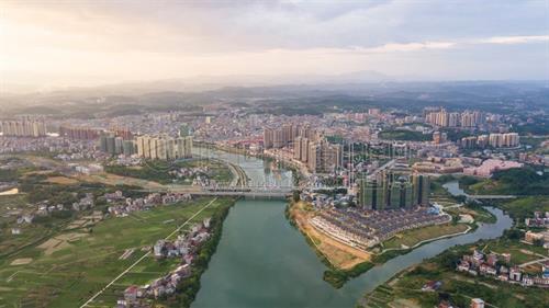 隆回三桥夜景，县城新增一道靓丽风景线！