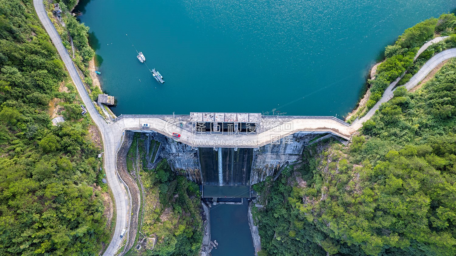 水库大坝-木瓜山水库-隆回县大水田乡