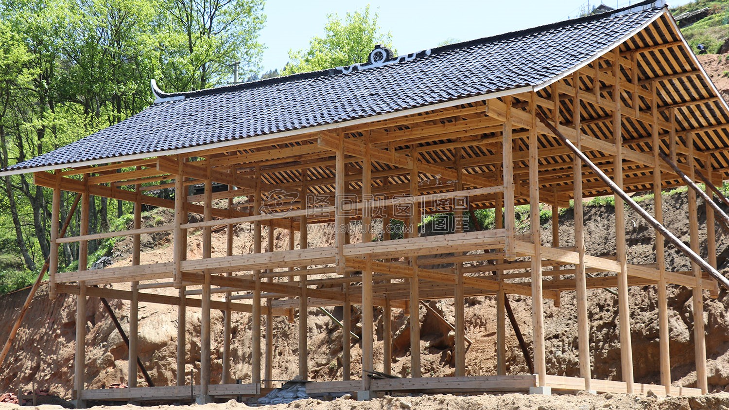 修建的木屋
