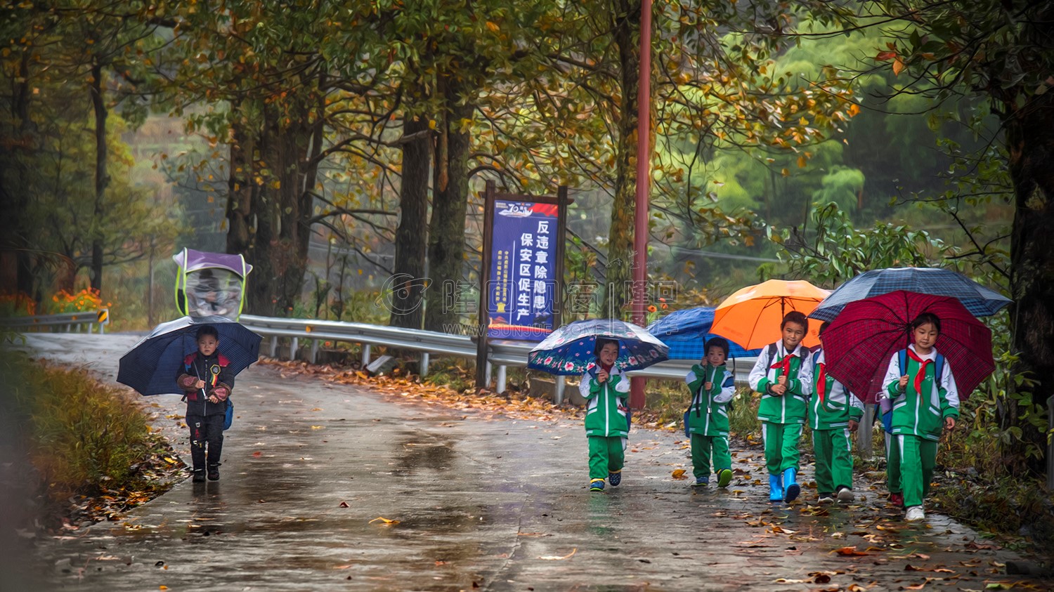 上学路上
