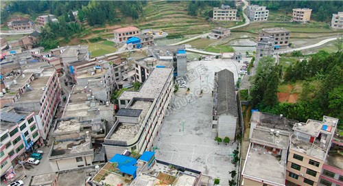 航拍学校