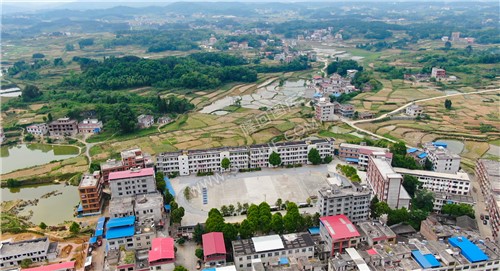 航拍学校