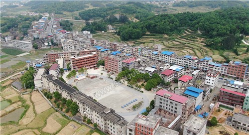 航拍学校