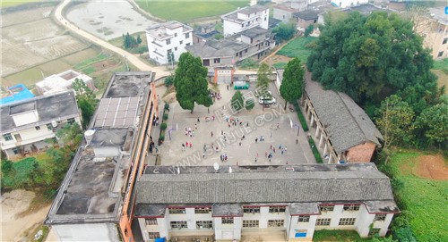 学校后面航拍