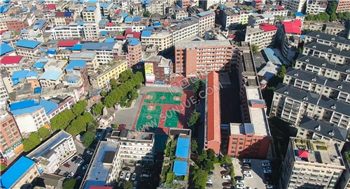 航拍学校