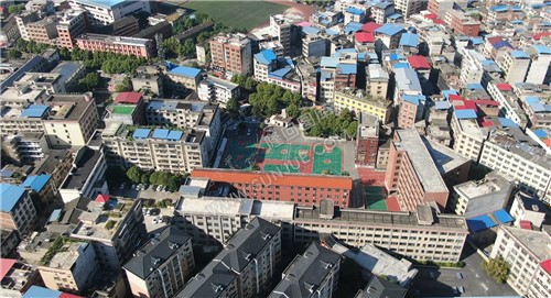 航拍学校