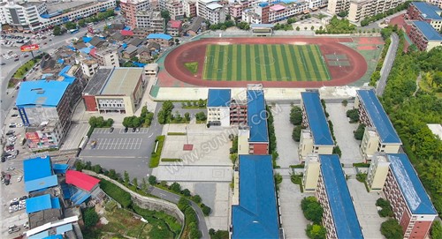 航拍学校