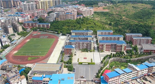 航拍学校
