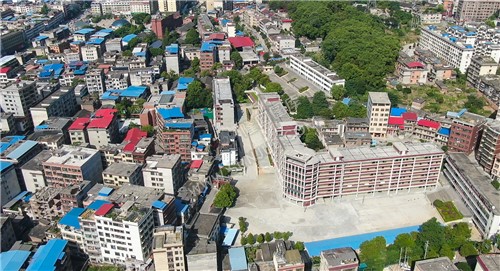 航拍学校
