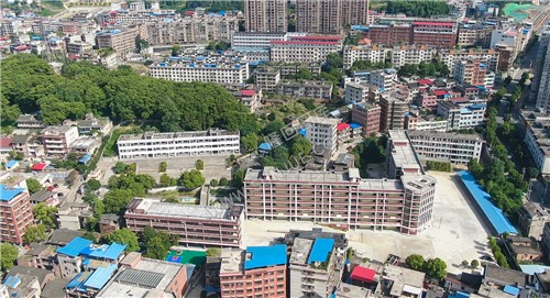 航拍学校