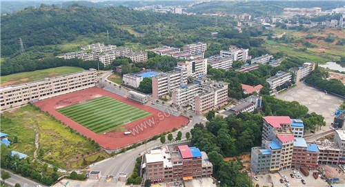 航拍学校