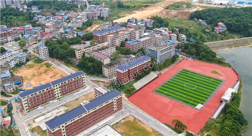航拍学校