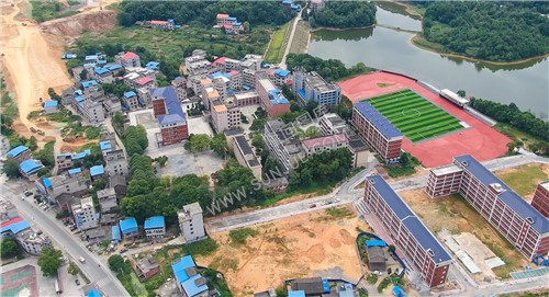 航拍学校