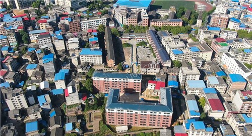 航拍学校
