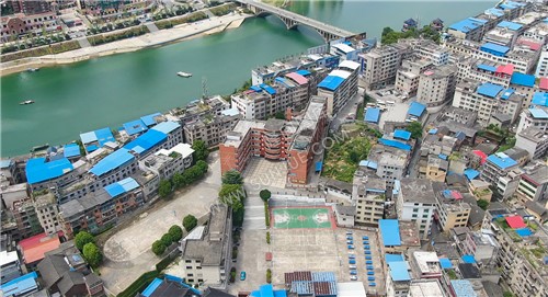 航拍学校