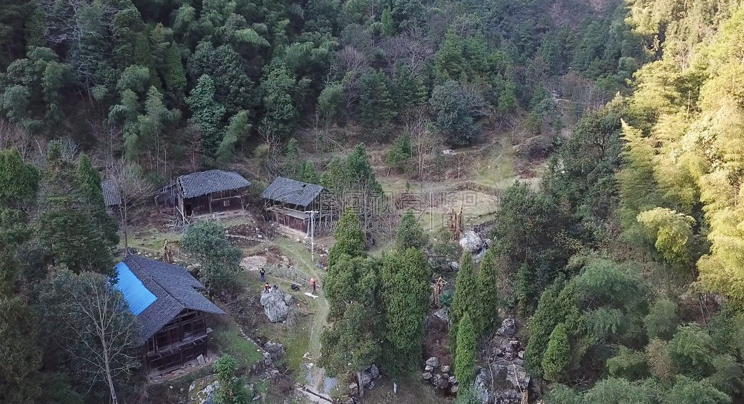 院落航拍