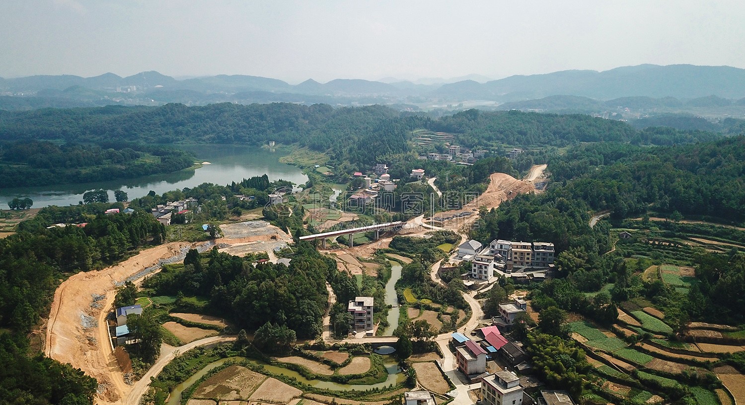 落马井村路段