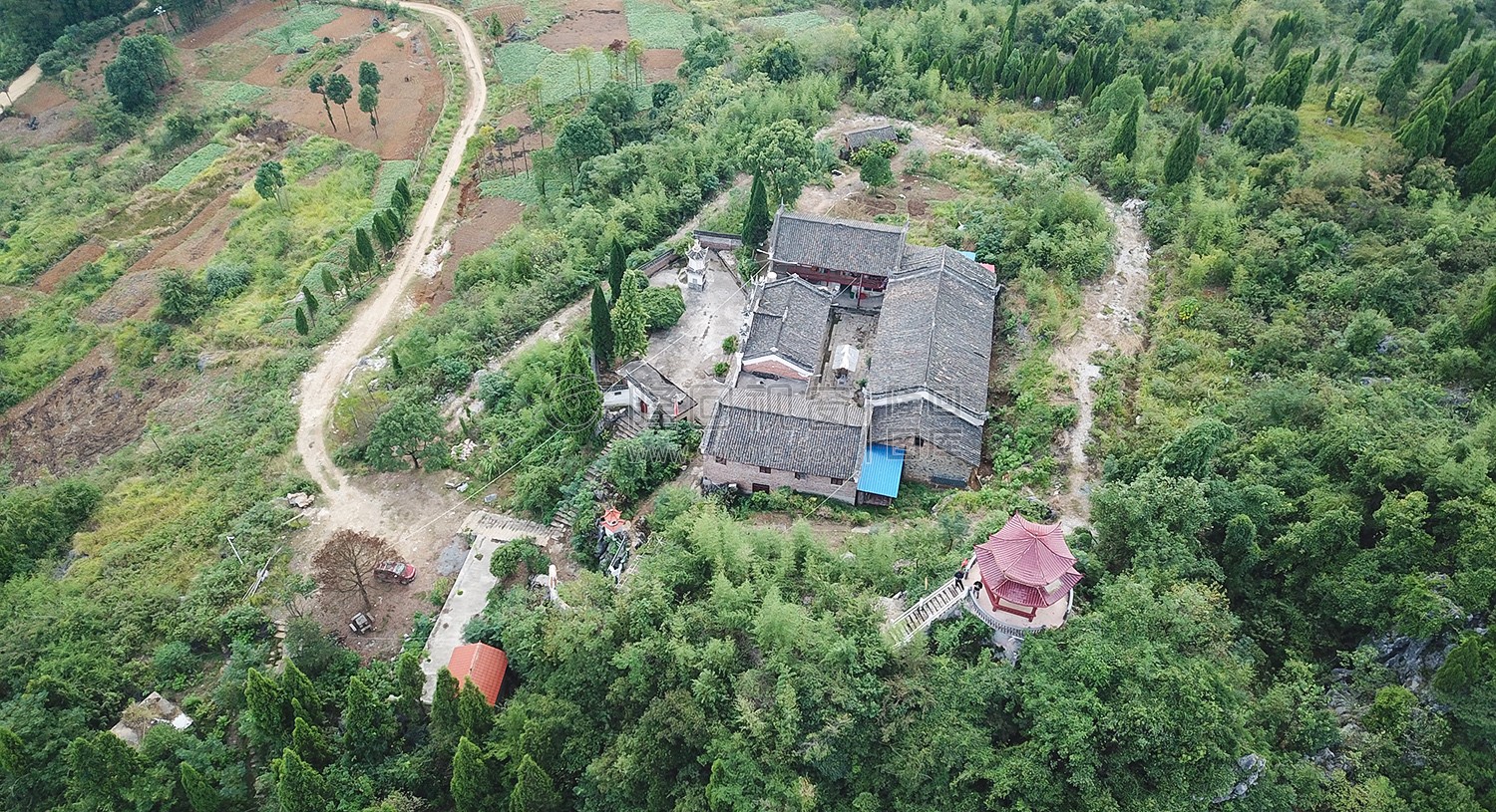 俯瞰寺庙