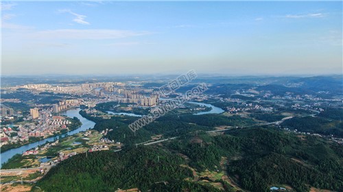 隆回县城全景