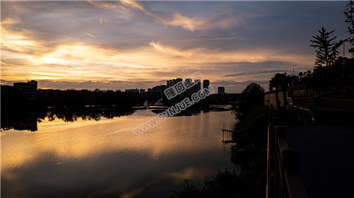 隆回三桥周边的夕阳美景