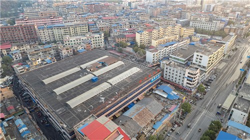 隆回农贸市场的清晨
