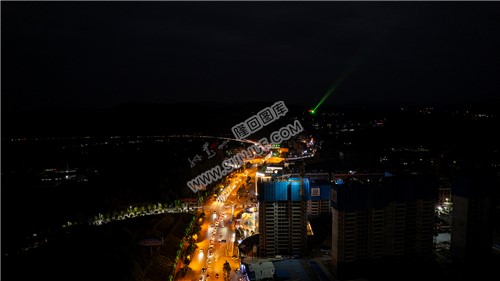 2023隆回春节期间，县城夜景