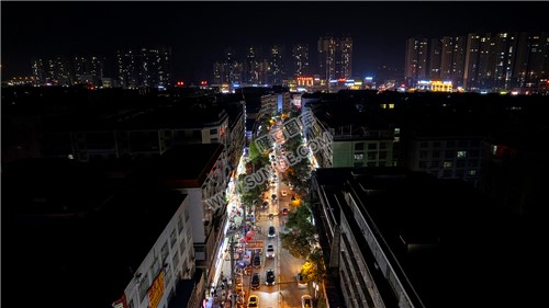 2023隆回春节期间，县城夜景