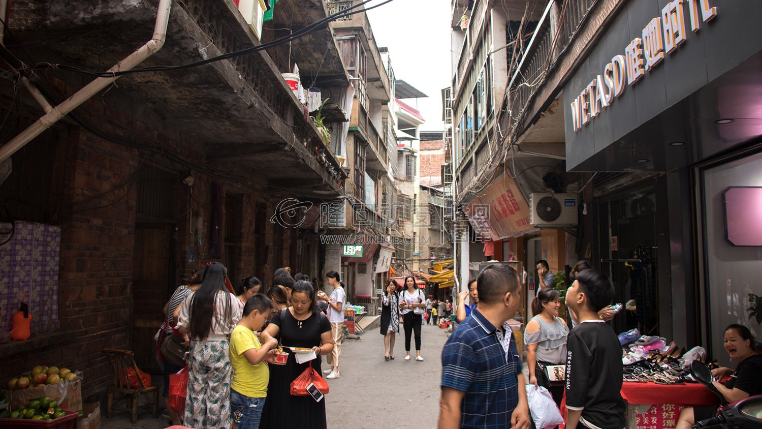 一组隆回老街照片，老隆回