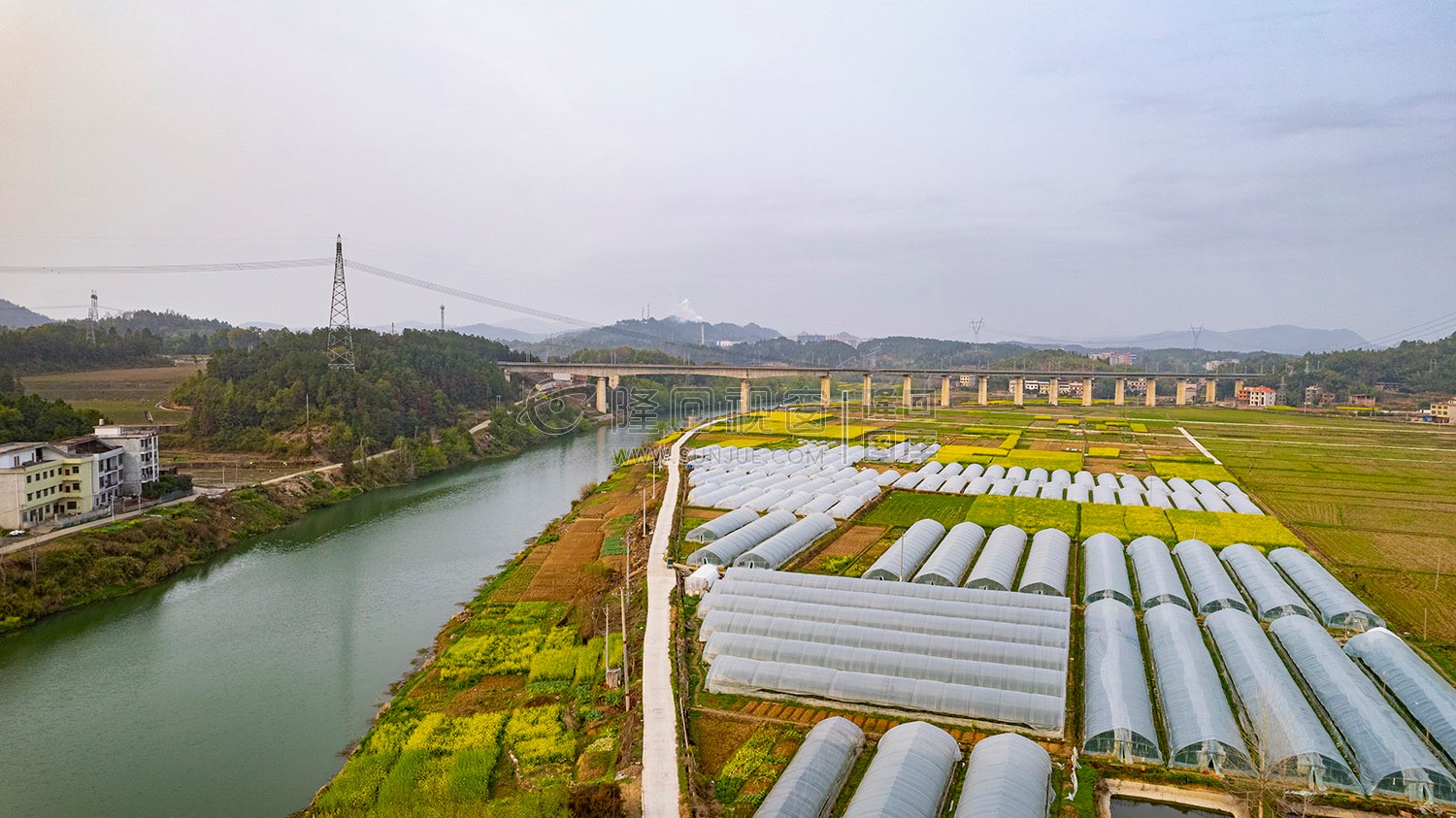 铜盆江大桥，辰河人口