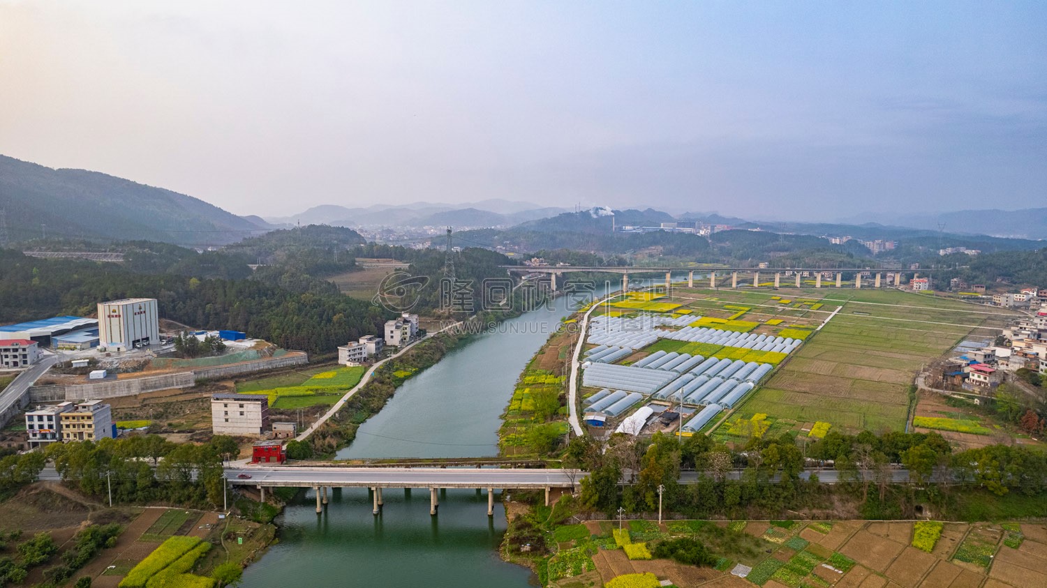 铜盆江大桥，辰河人口