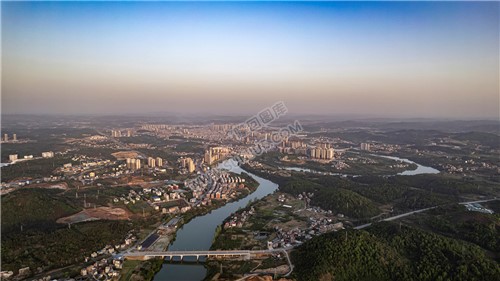 隆回县城全景