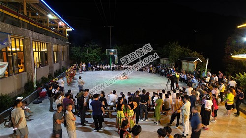 白水洞篝火晚会