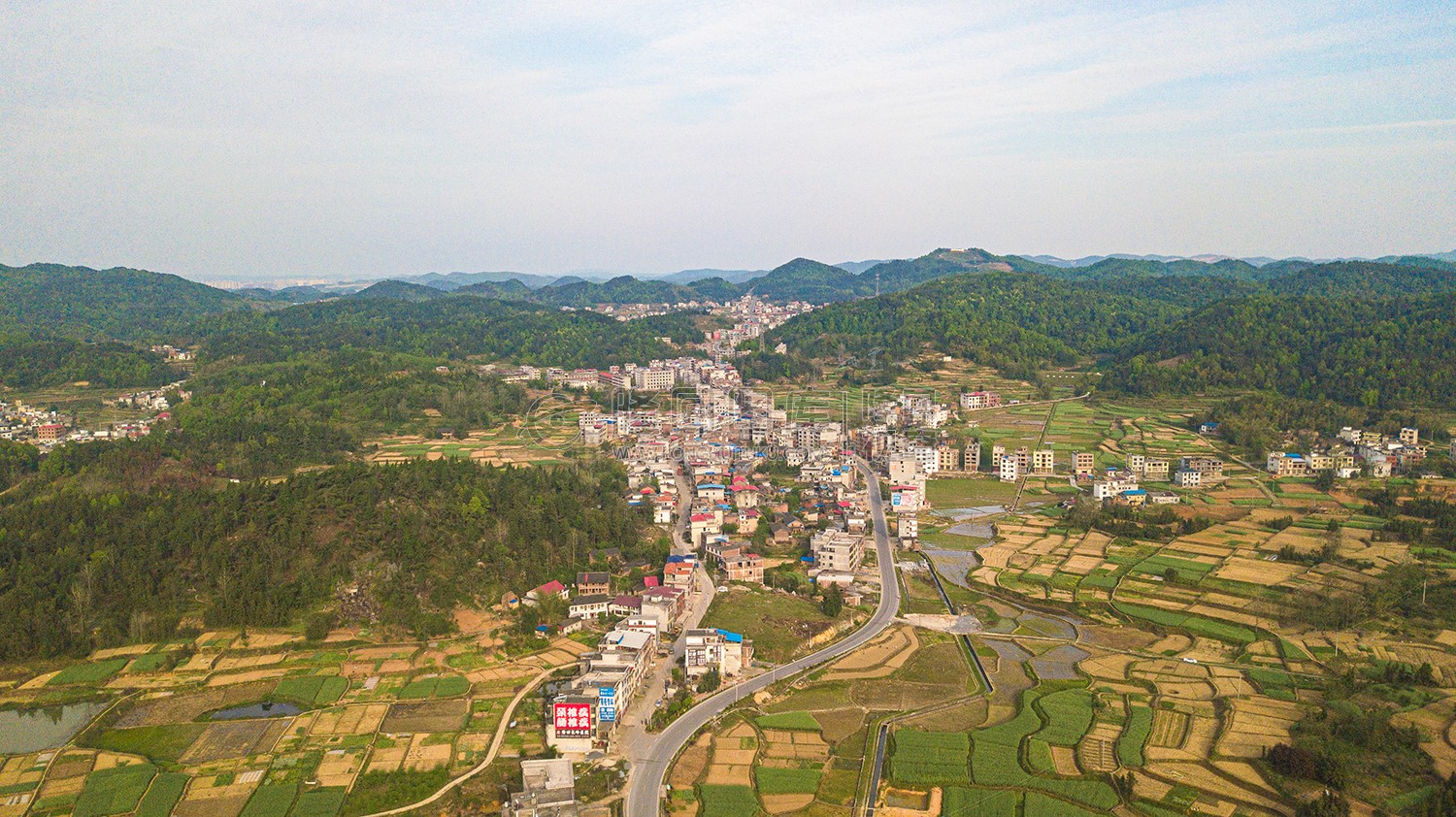长铺社区，高毛村和万胜村合并