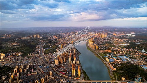 隆回全景航拍，县城全景